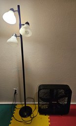 Floor Lamp With Box Fan