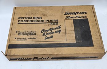 Snap On Blue Point Piston Ring Compressor Pliers