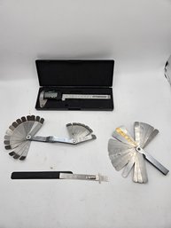 Pittsburgh Digital Caliper With Blade Feeler Gauge