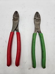 A Pair Of Snap On Wire Cutters