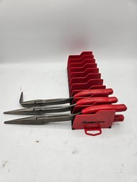 Set Of Three Snap On Needle Nose Pliers