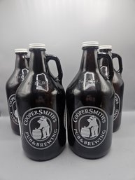 Four Cooper Smith Growlers