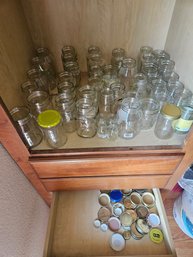 Collection Of Jars With Lids