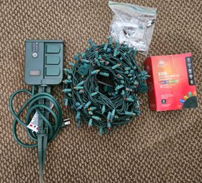Christmas Lights With Outlet Timer