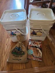 Essential Home Ground Flour Book With Soft White Wheat