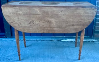 Antique Drop Leaf Pine Table