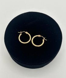 Small 14k Gold Hoop Earrings