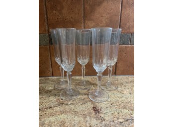 5 Champagne Flutes