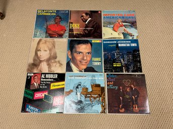 Vinyl Records - Duke Ellington, Barbara Streisand, Peter Paul And Mary, Frankie And Tommy And More
