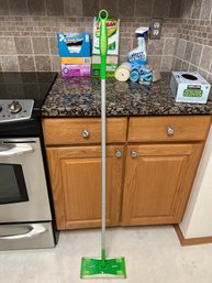 Swiffer, Swiffer Sweeper Dry Cloths, Trash Bags, Shower Cleaner, And Dryer Sheets
