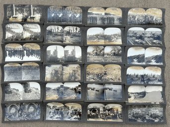 Antique Stereoview Photo Cards - World War One (#3)