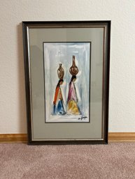 Water Maidens Framed Art Print By Ted De Grazia