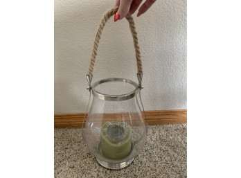 Glass Candle Lantern