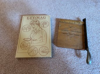 Vintage Kodak Trimming Board And EZY-MAG Hands Free Magnifier