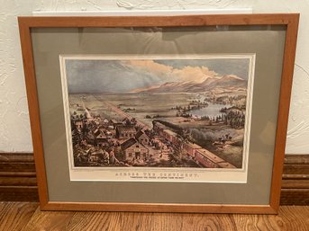 Across The Continent Reprinted From Litho By Currier And Ives