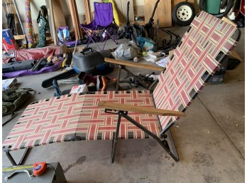 Fold Up Lounger Lawn Chair