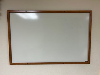 Wood Framed Dry Erase Whiteboard