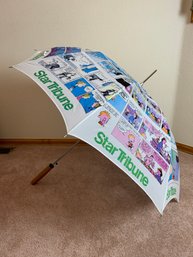 Vintage Star Tribune Comic Strip Umbrella