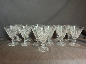 Waterford Crystal Tramore Water Goblet Glasses - Set Of 13