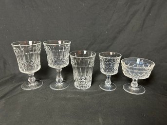 46 Piece Set Noritake Perspective Glasses In 5 Styles