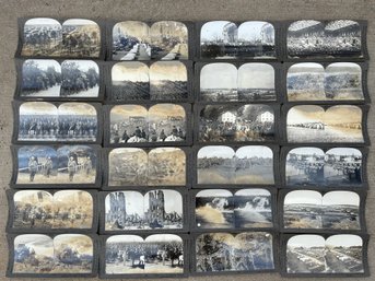 Antique Stereoview Photo Cards - World War One (#2)