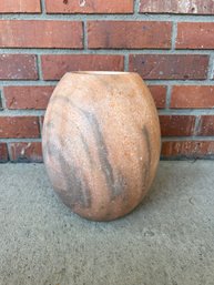 9.5in Heavy Marble Oval Vase