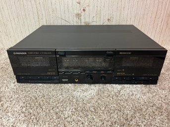 Pioneer Stereo Double Cassette Deck CT-W600R