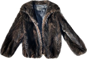 Vintage S. Brody Fine Furs Zipper Front Mink Fur Coat