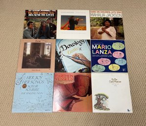 Vinyl Records - Earthen Vessels, Mario Lanza, Evie, The Bill Gaither Trio And More