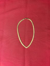 Gold Toned Sterling Silver 925 Italy Necklace
