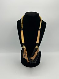 Single Strand To Multi Strand Twist Necklace