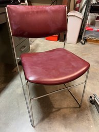 Vintage Chair With Metal Frame