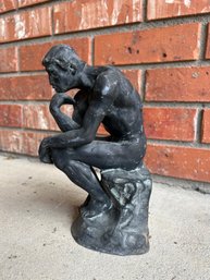 The Thinker Le Penseur Sculpture Bookend