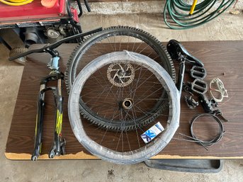 Bike Parts - Seat, Spokes, Fork, Handlebar, And More