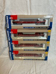 Walthers HO Scale Husky Stack Cars - Burlington Northern