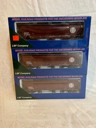 LBF Gold Series Unopened 6 Pack Trinity 5161 Grain Hoppers - BNSF