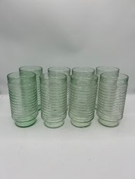 Set Of 8 Glass Tumblers