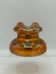 Hemingray D-512 Carnival 'Frog Eyes' Glass Insulator CD 230