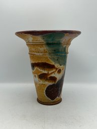 Handmade Pottery Vase - Artist Signed