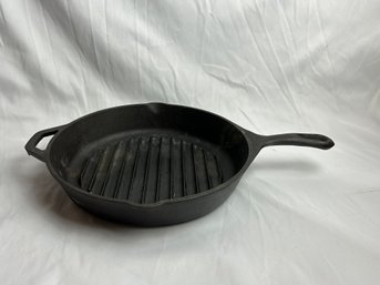 Lodge 9TB Round Cast Iron Grill Fry Pan