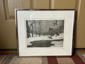 Winter Guests Numbered Print By Mitzi Burch