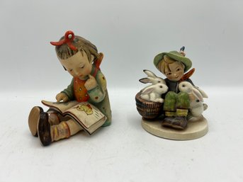 Goebel Hummel Figurines - Bookworm And Playmates