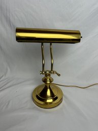 Vintage Brass Bankers Desk Lamp