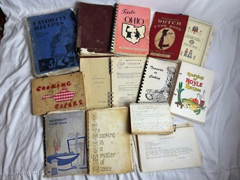 Assortment Of Vintage Cookbooks