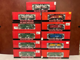 Atlas HO Scale Freight Car Extended Vision Cabooses - BN, GN, Santa Fe, And More