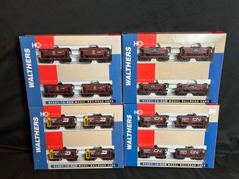 Walthers Model Train HO Scale Ore Cars - CNW, BN, CN, DM&IR