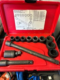 12 Piece 1/2in Socket Wrench Drive Set