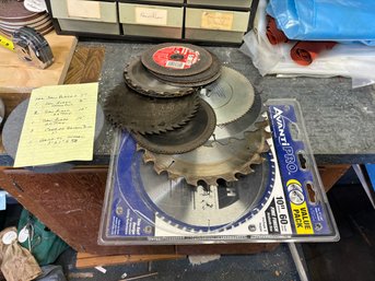 Saw Blades, Grinding Discs, And Grinding Wheel