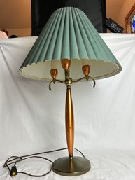 Mixed Metals Lamp With WWII Repurposed Metals