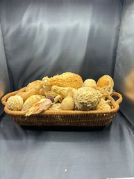 Basket Of Dried Gourds
